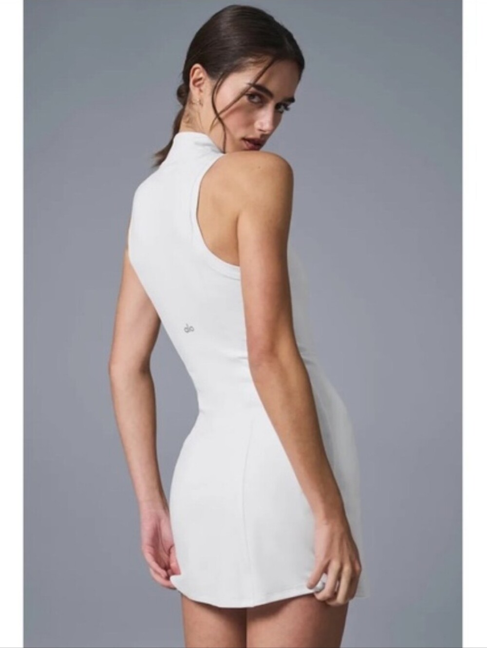 Alo Yoga Alosoft Carefree 1/2 Zip Dress - Tennis Golf Sporty - Picture 8 of 8